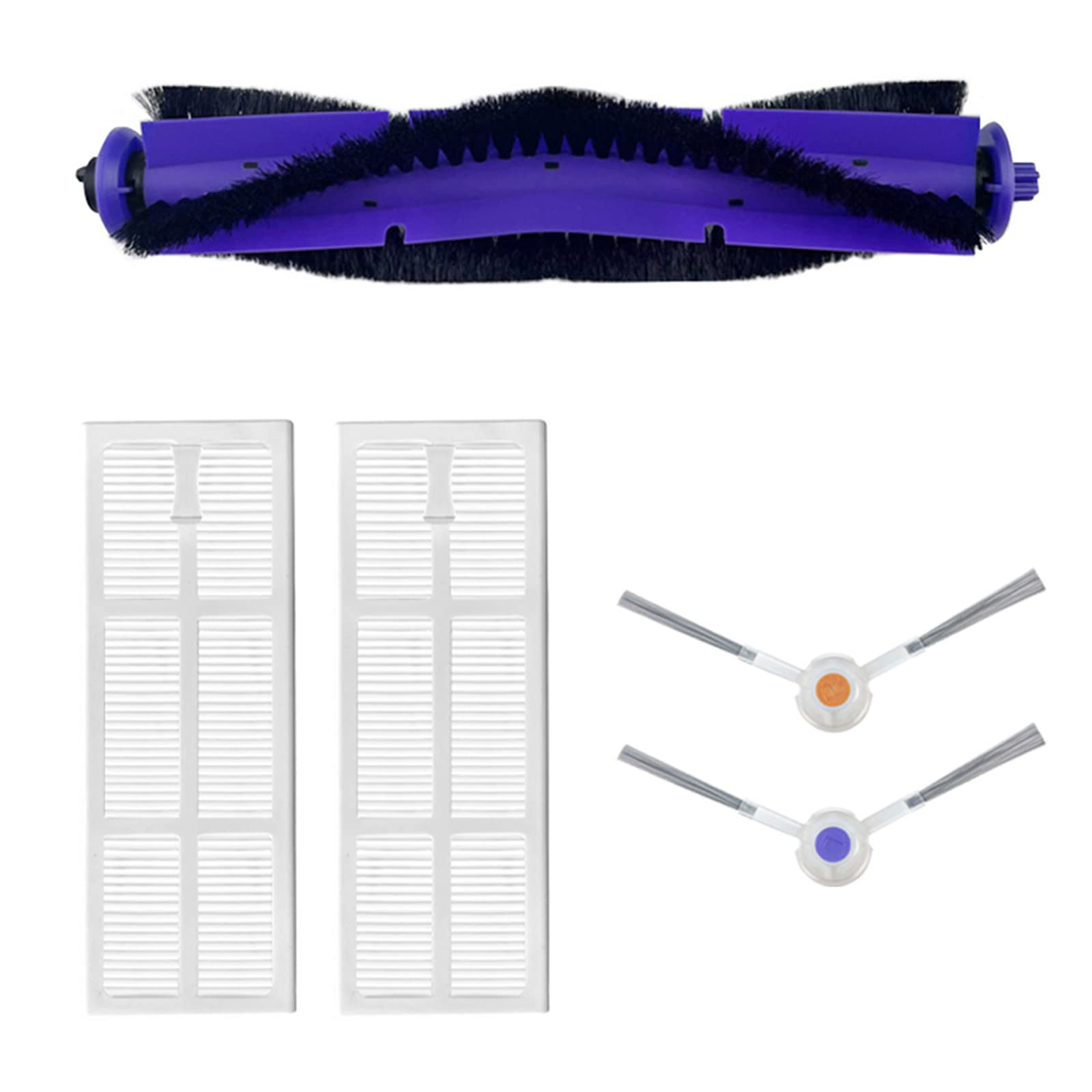Mekalero Sweeper Filter & Roller Brush & Side Sweeping Robot Replacement Kits for J3 Spare Part Roller