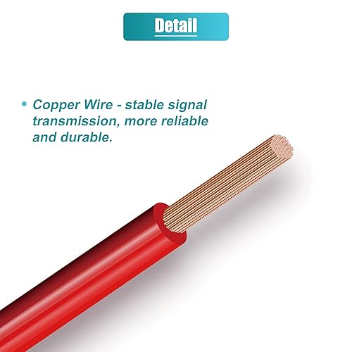 Miniatura 5 de X AUTOHAUX Juego de 2 adaptadores de espejo de remolque de 8 pines a 22 pines para Ford F-150 Camiones 2015-2018 Adaptador de arnés de cableado de 8