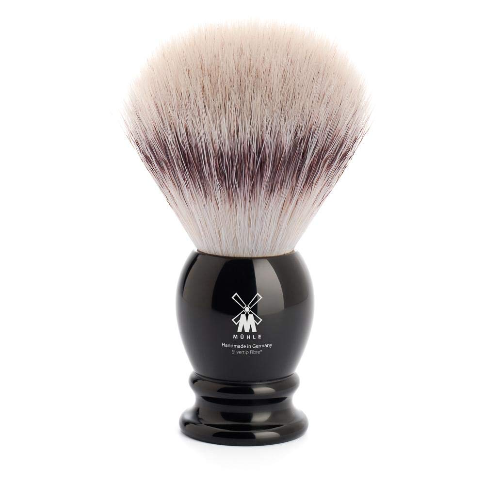 MÜHLE Classic, Large Black Silvertip Fibre Shaving Brush