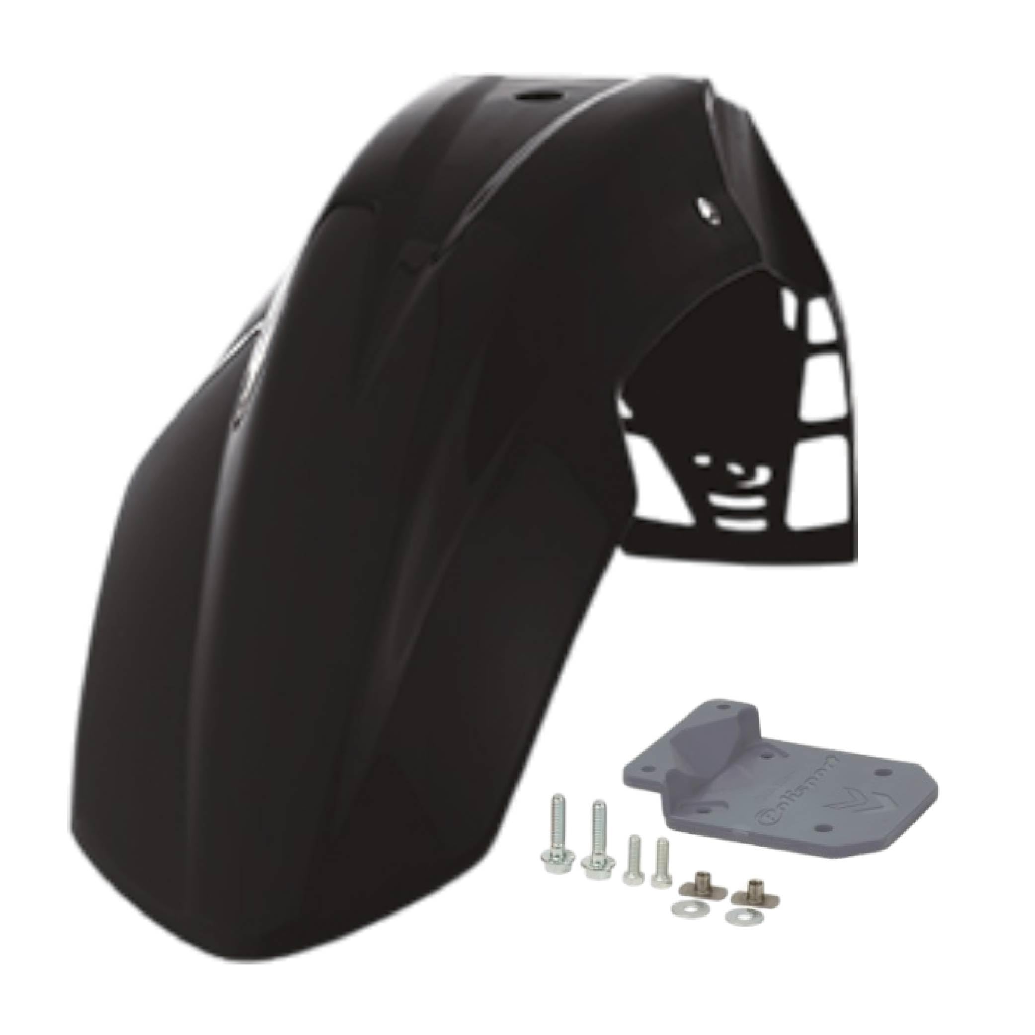 Polisport 8565200002 Freeflow - Guardabarros delantero, color negro