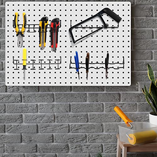 Shimeyao RI-SHIMEYAO-1126 4 Pcs Pegboard Screwdriver Holders Pegboard Accessories Peg Board Tool Utility Hooks Pliers Holder Rack Pegboard Tool Holder Organizer thumb #5