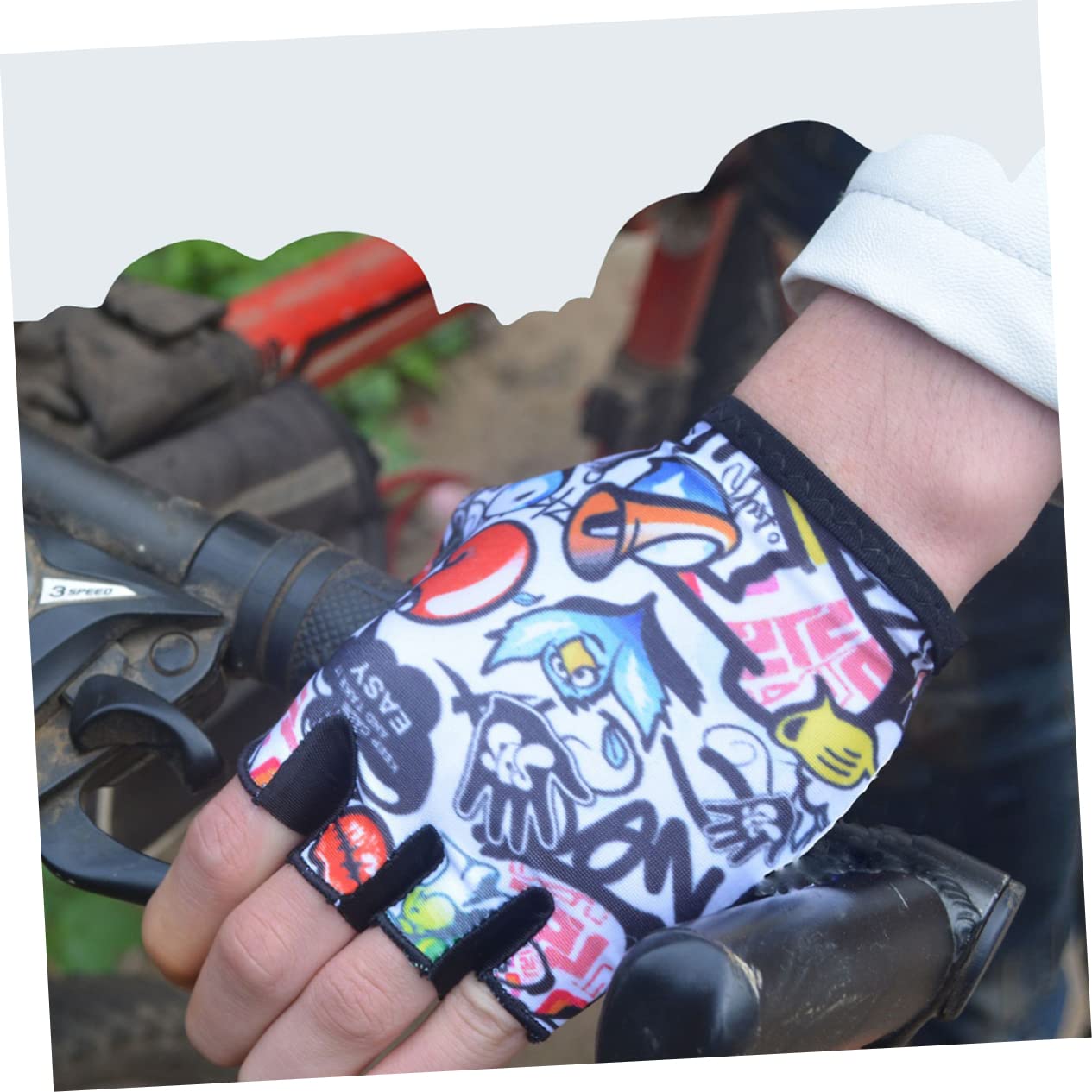 PACKOVE 3 Pares Guantes De Dedo Guante De Invierno Guantes De Bicicleta De Invierno Guantes De Ciclismo para Clima Guantes De Patinaje sobre Ruedas Equitación Niño