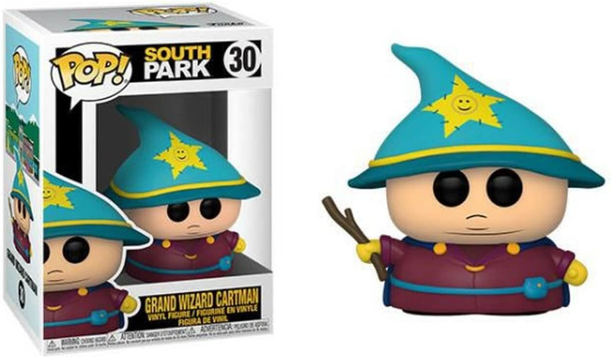 POP South Park: Stick of Truth - Grand Wizard Cartman Funko Vinyl Figure (Bundled with Compatible Box Protector Case), Multicolored, 3.75 inches