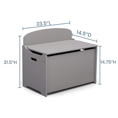 Miniatura 5 de Delta Children - Caja de juguetes de Mysize Deluxe color gris