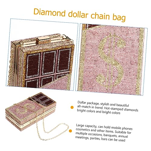 Sac pour fête et prom au design luxe Veemoon pochette haute couture - 4