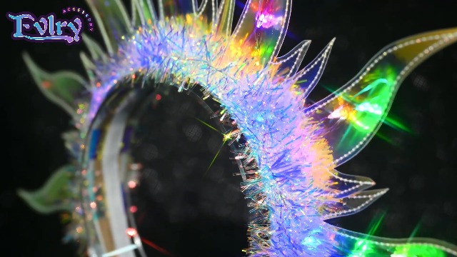 Flovel Bandeau LED Flamme Halloween - Cerceau Lumineux Cheveux Rave, Effet Feu Scintillant Pour Fêtes & Festivals