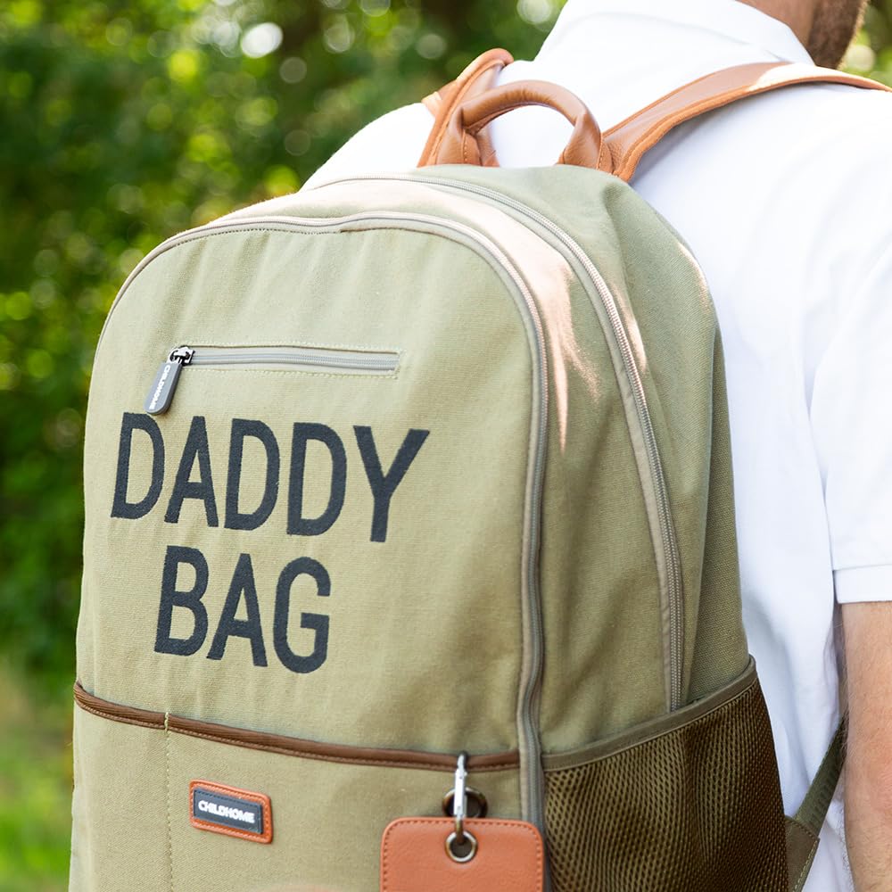Childhome Zaino fasciatoio Daddy Bag, cachi