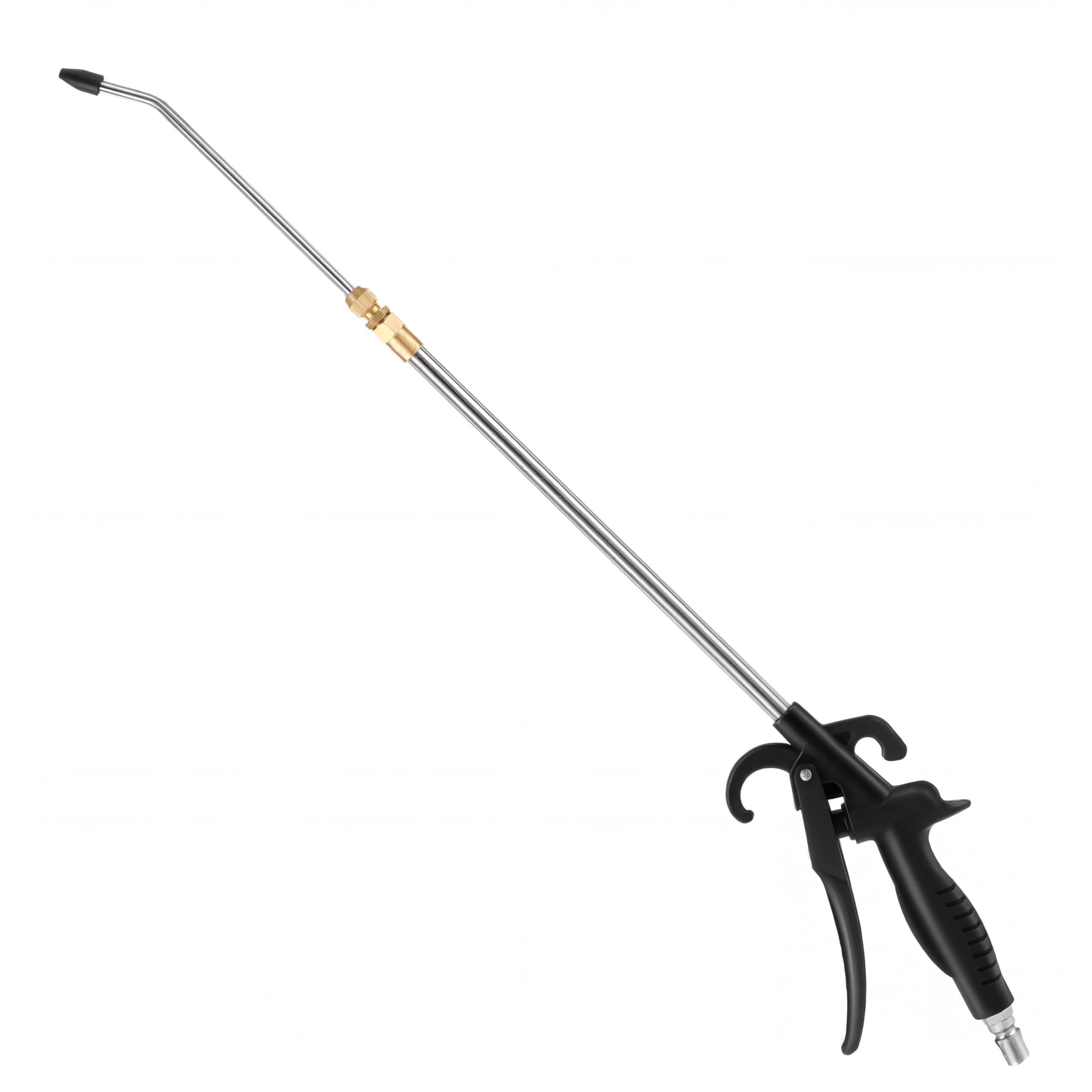 Wysokociśnieniowy pistolet do przedmuchiwania powietrza, przedłużająca długa dysza powietrzna z wlotem i uchwytem dźwigniowym 1/10.2 cm, wytrzymały przemysłowy pistolet pneumatyczny do mocowania