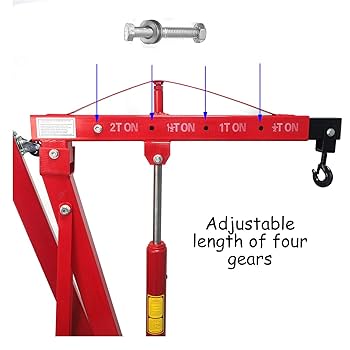 TWANY 4点セット Amazon.com: HongK- 2 TON Red 4400lb Heavy Duty Engine Motor