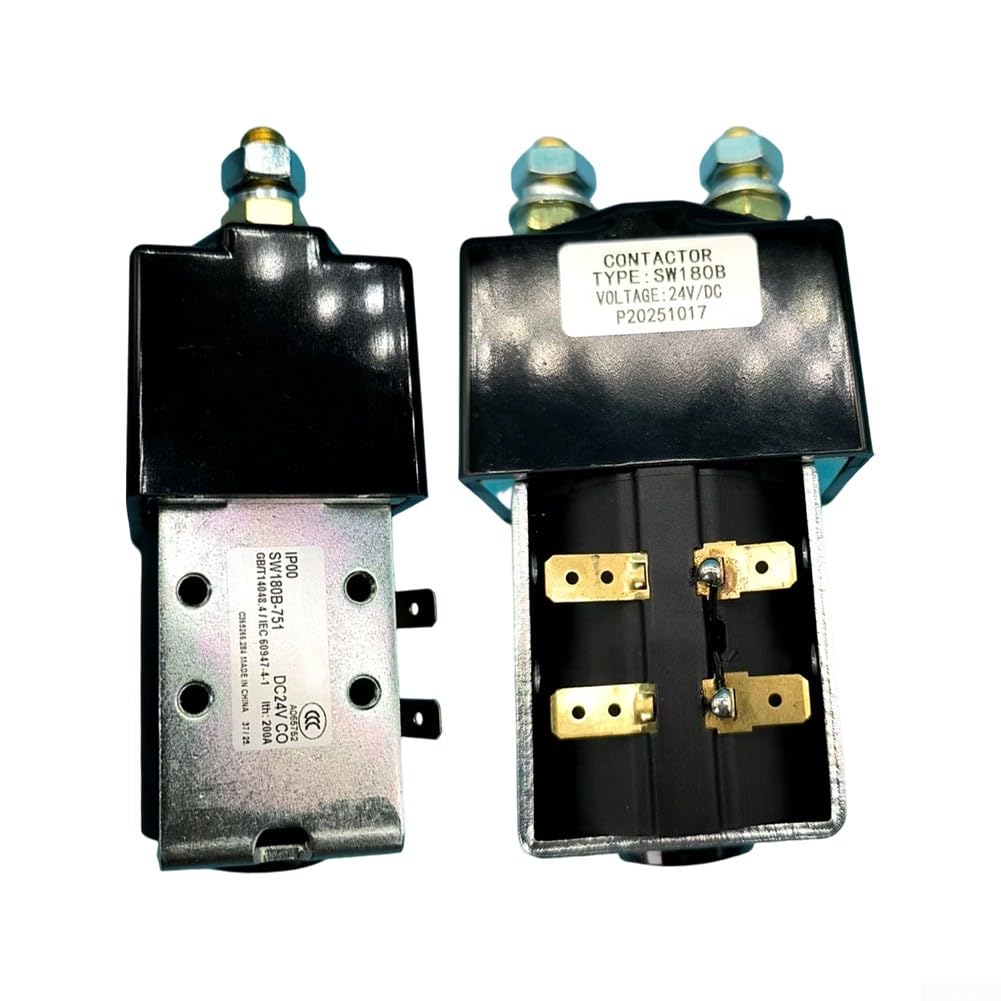 Relè solenoide contattore 24V SW180, compatibile con SW180-4, SW180-283, SW180B-751, interruttore elettrico controllo affidabile (modello domestico)