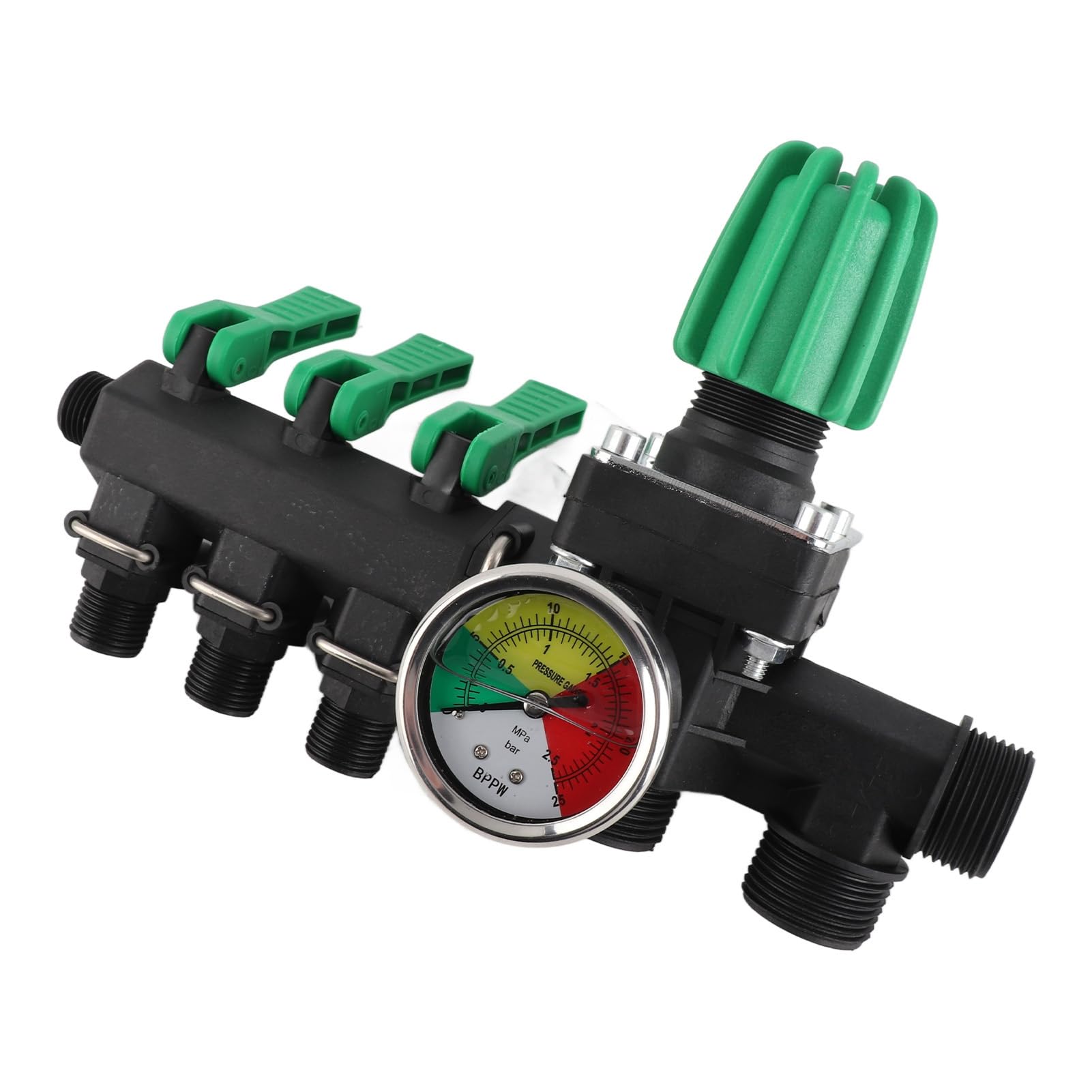 Jelquix Agricultural Sprayer Control Valve, 3 Way Water Splitter, Rustproof Water Valve with Erosion Proof Design, Ideal for Animal Husbandry & Aquaculture