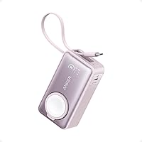 Anker MagGo Power Bank Magsafe per Apple Watch, Portatile e Compatta da 10000mAh 35W Max