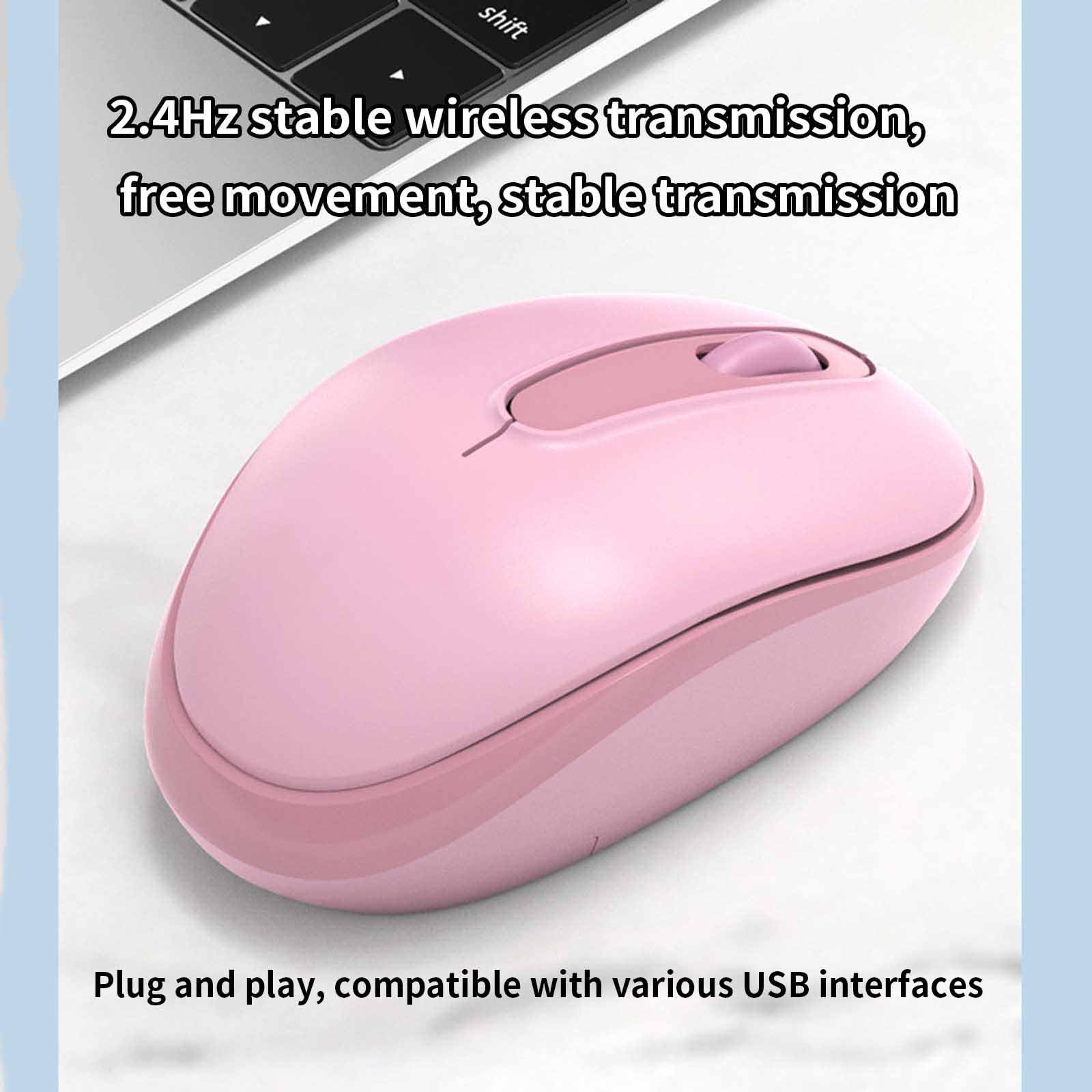 Mysz Mysz bezprzewodowa Mysz komputerowa do laptopa Mysz USB do gier Ergonomiczna mysz Urządzenie wskazujące 4-kierunkowe przewijanie Lekka, bezgłośna mysz optyczna z przewijaniem dotykowym 2,4 GHz Mi
