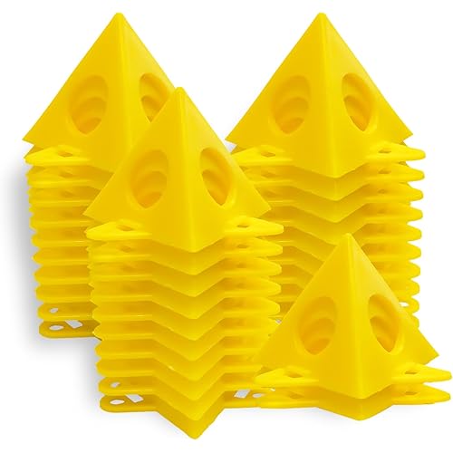 KATA Painters Painting Pyramid Stands: 36pcs Cabinet Doors Risers & Painting - Paint Triangle Stands Mini Cones Tripods for Canvas Support & Pouring - Art DIY Projects Household Essemtials