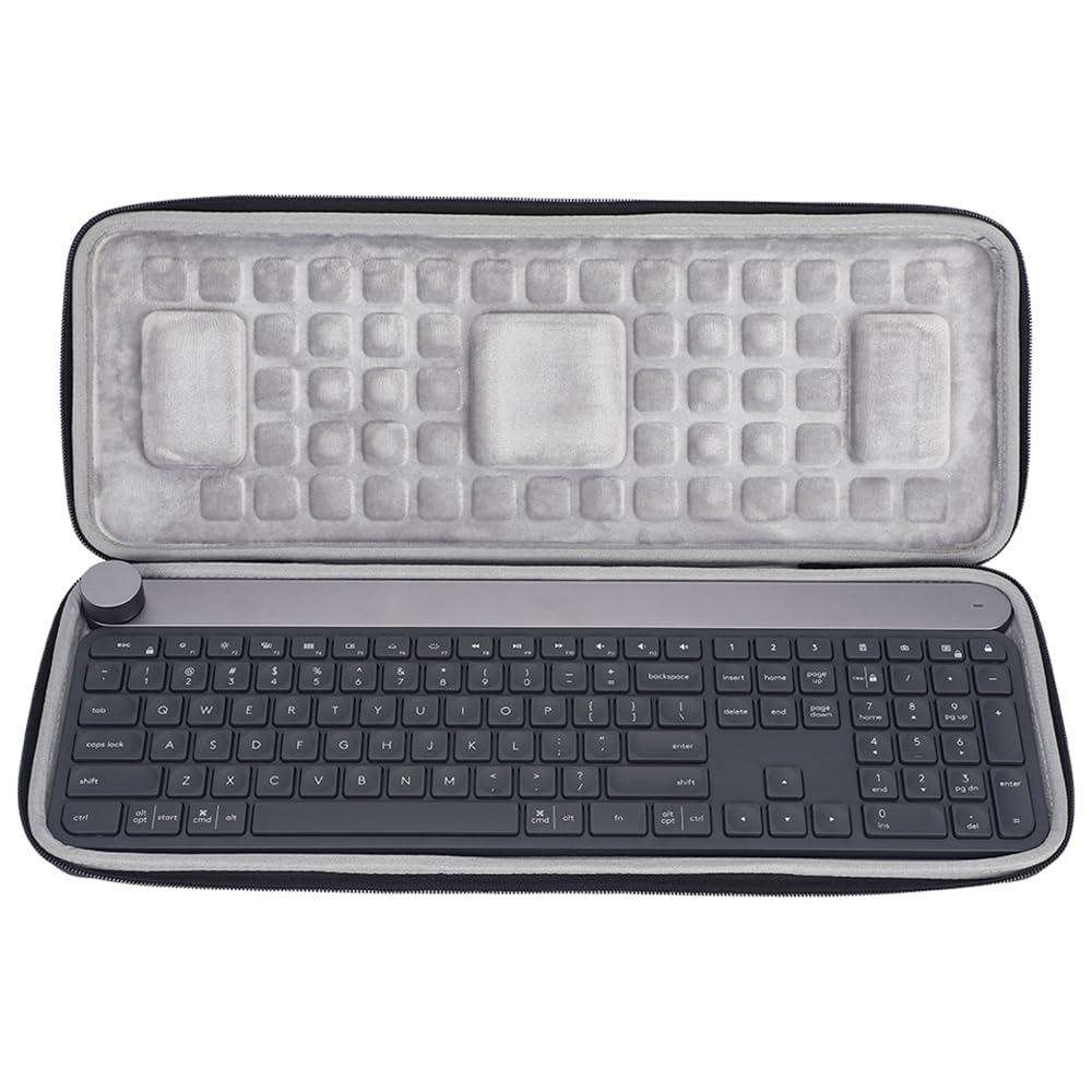 Twarda obudowa ochronna pudełko do przechowywania na klawiaturę Logitech Craft Keyboard, twarda obudowa do przechowywania podróżna przenośna klawiatura torba do przenoszenia