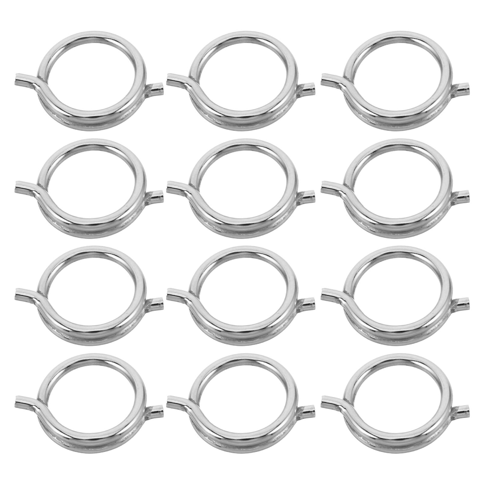 BESPORTBLE 15 Resortes de Recorte de Resortes de Acero para Tijeras de Cocina Rebote Automático, Resistentes para Tijeras de Aves y Carne en Restaurantes y Cocinas