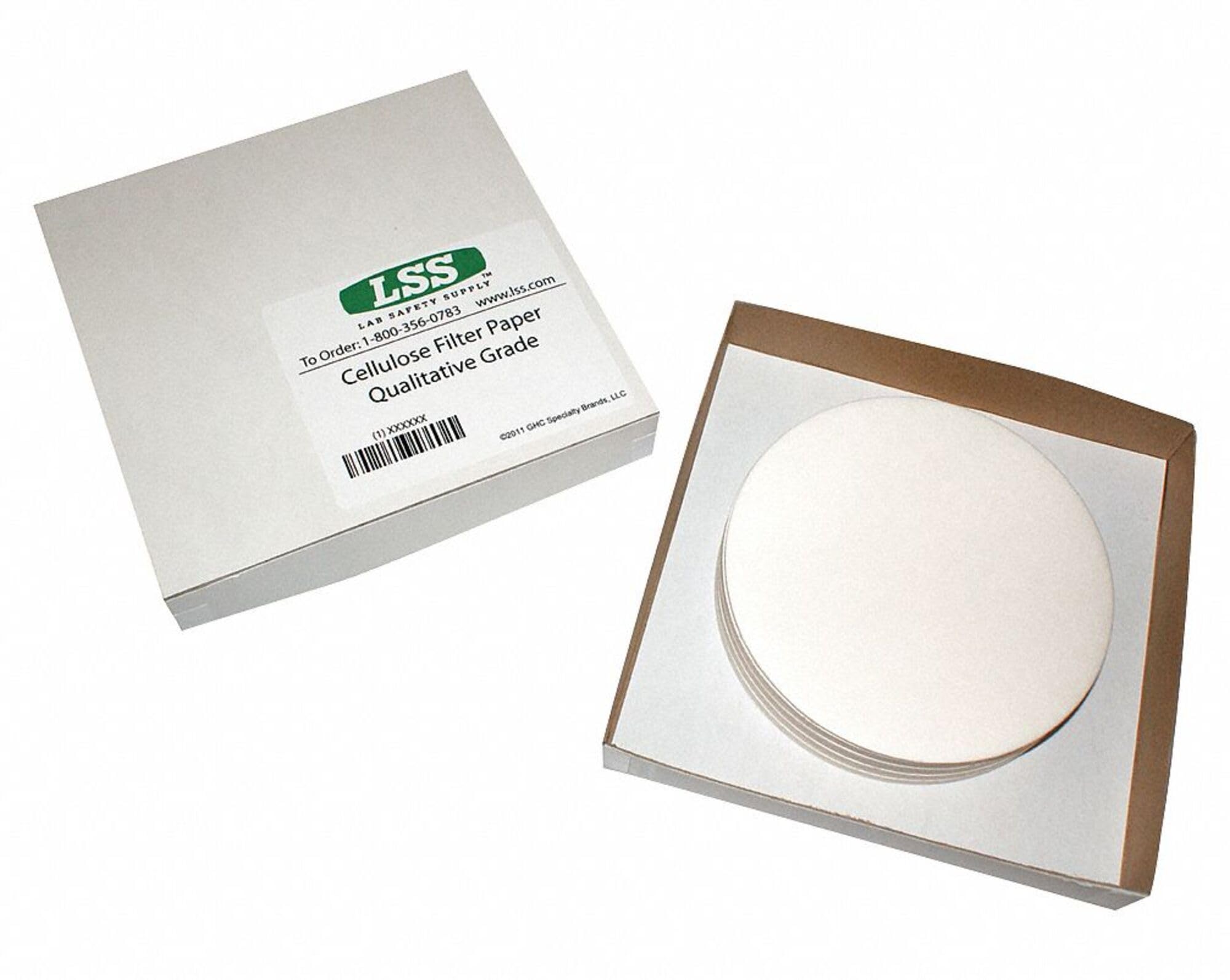 LAB Safety Supply 12K899 Qual Filter Paper,20-30um,24cm,PK100