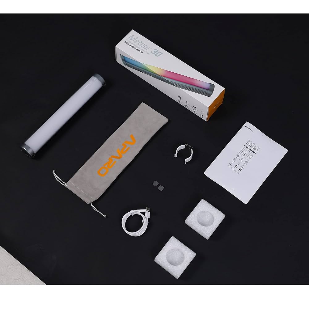 Amazon | FalconEyes Aparo Meteor 30 RGBWWチューブ型撮影用