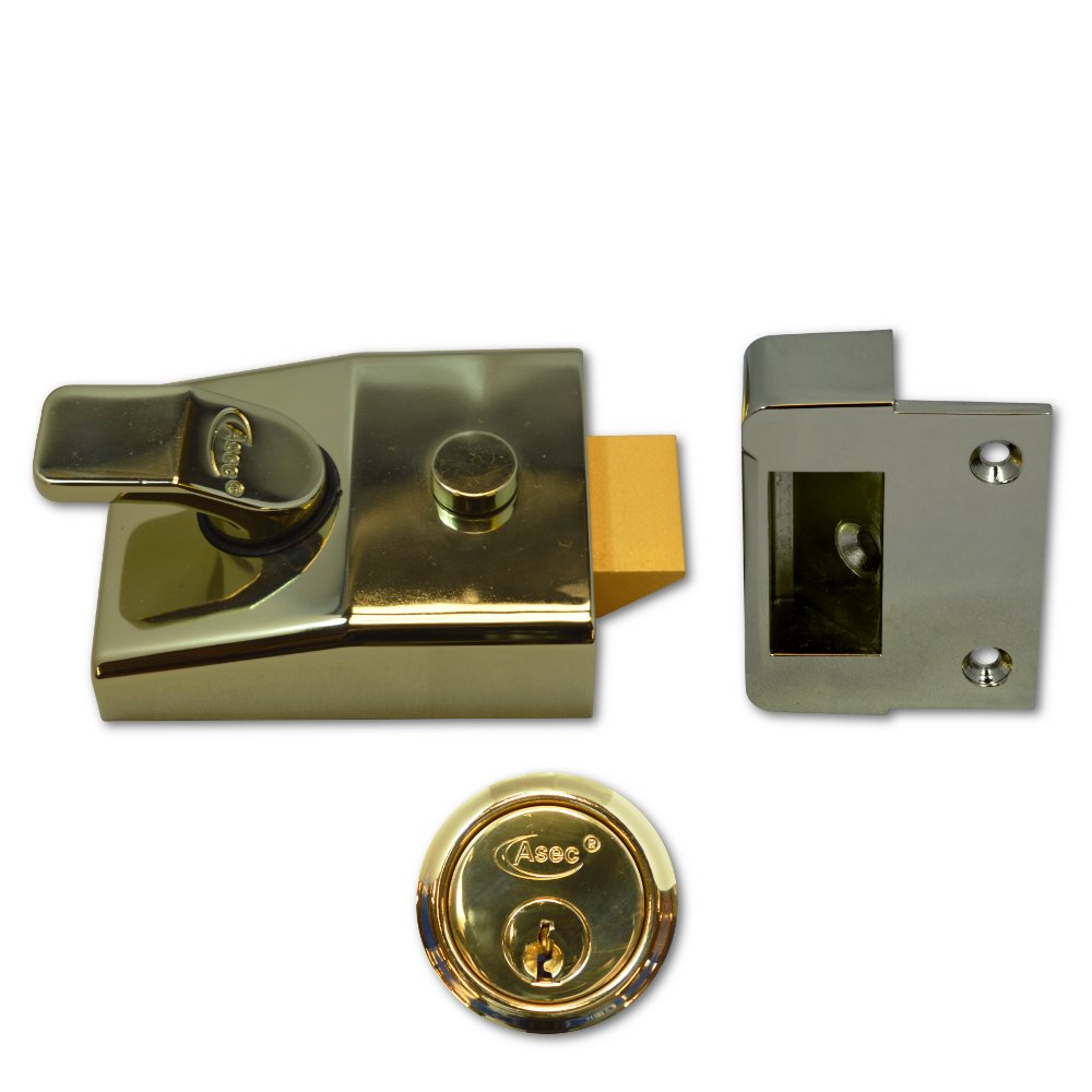 Asec Brass As15 & As19 Deadlocking Nightlatch