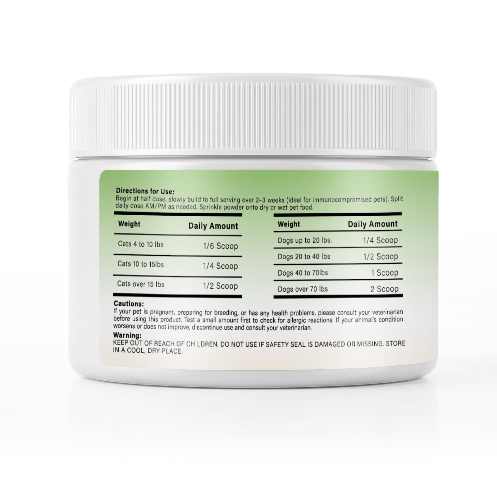 Nuzzhalo Turkey Tail CoQ10 Mushroom Powder for Senior Dogs Cats 60-Day Mix — Amazon image 8