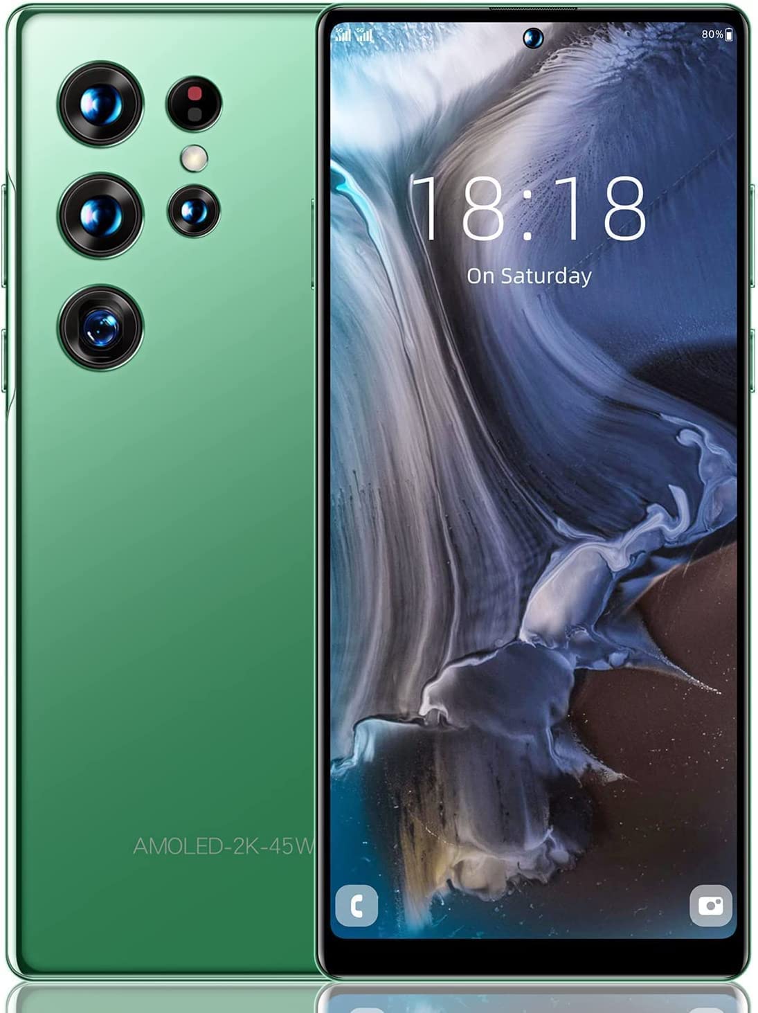 Echoamo 4G Unlocked Cell Phones, 4G+128GB Dual Sim Mobile Phone 