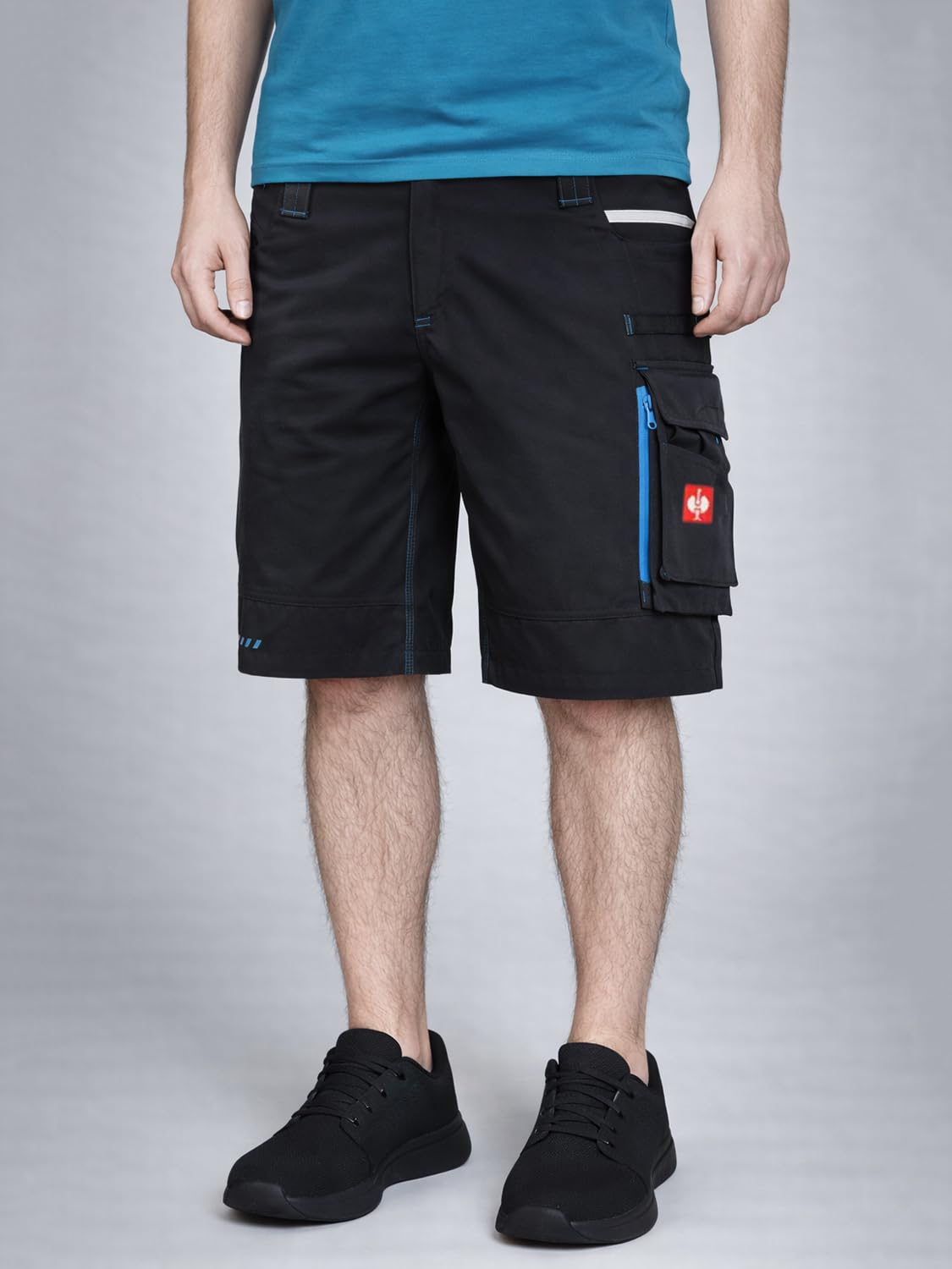 Short e.s.Motion 2020, męski (DE/NL/SE/PL, numeryczny, 52, Regular, Graphite/Gentian Blue)