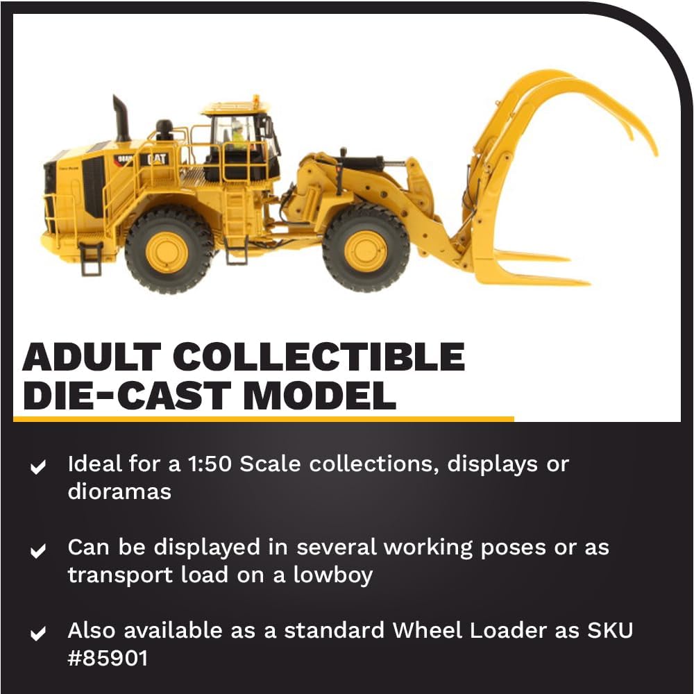 キャタピラー建機 CAT 988K WHEEL LOADER 1/50 CAT 988K WHEEL LOADER WITH GRAPPLE SCALE 1:50 - CTP Store