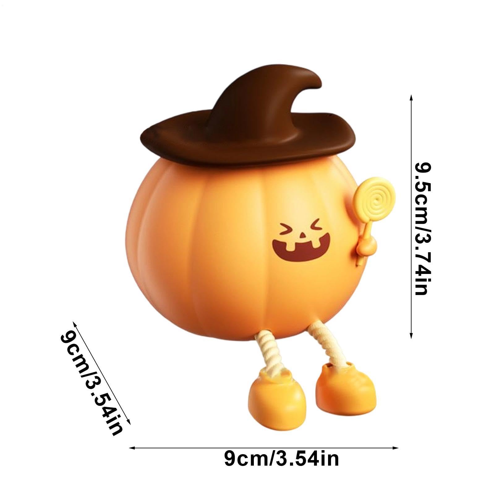 Halloweenowe Lampki Nocne Z Dynią Urocza Ładowalna Bezprzewodowa