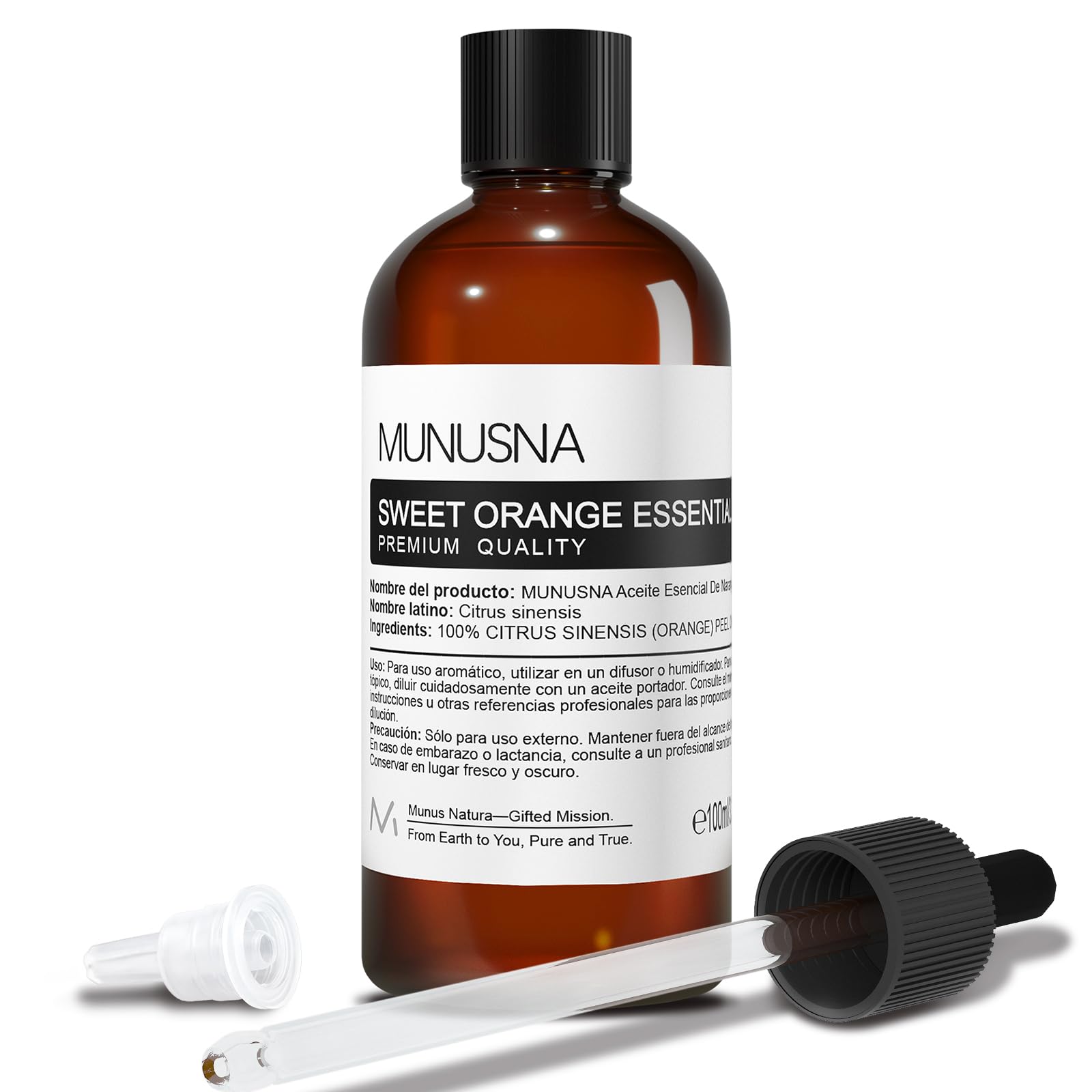 Aceite Esencial Vainilla 100ML, MUNUSNA Aceites Esenciales Naturales Puros para Humidificador Difusor, Aceite de Vainilla para Jabones de Bricolaje, Velas Aromas, Vanilla Oil — view 24