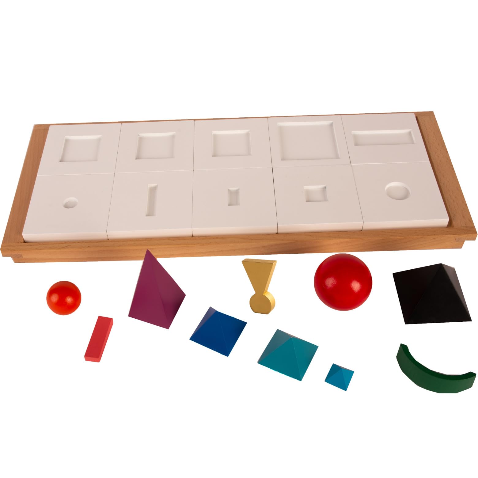 Montessori Wortartensymbole 3D-Wortartenkörper | zum Lernen der wichtigsten Wortarten