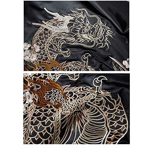 Tiger Pattern Embroidery Unisex Baseball Bomber Jacket Coat Tops Blouse Outerwear3