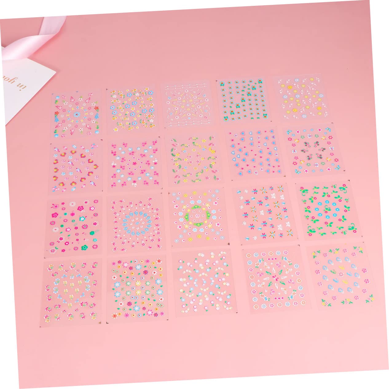 3 Set Adesivi Per Unghie Creativi Nail Decals Colorati Colorati Per Manicure Te Per Donne E Ragazze Per Amanti Della Nail Art 50 Pezzi*3