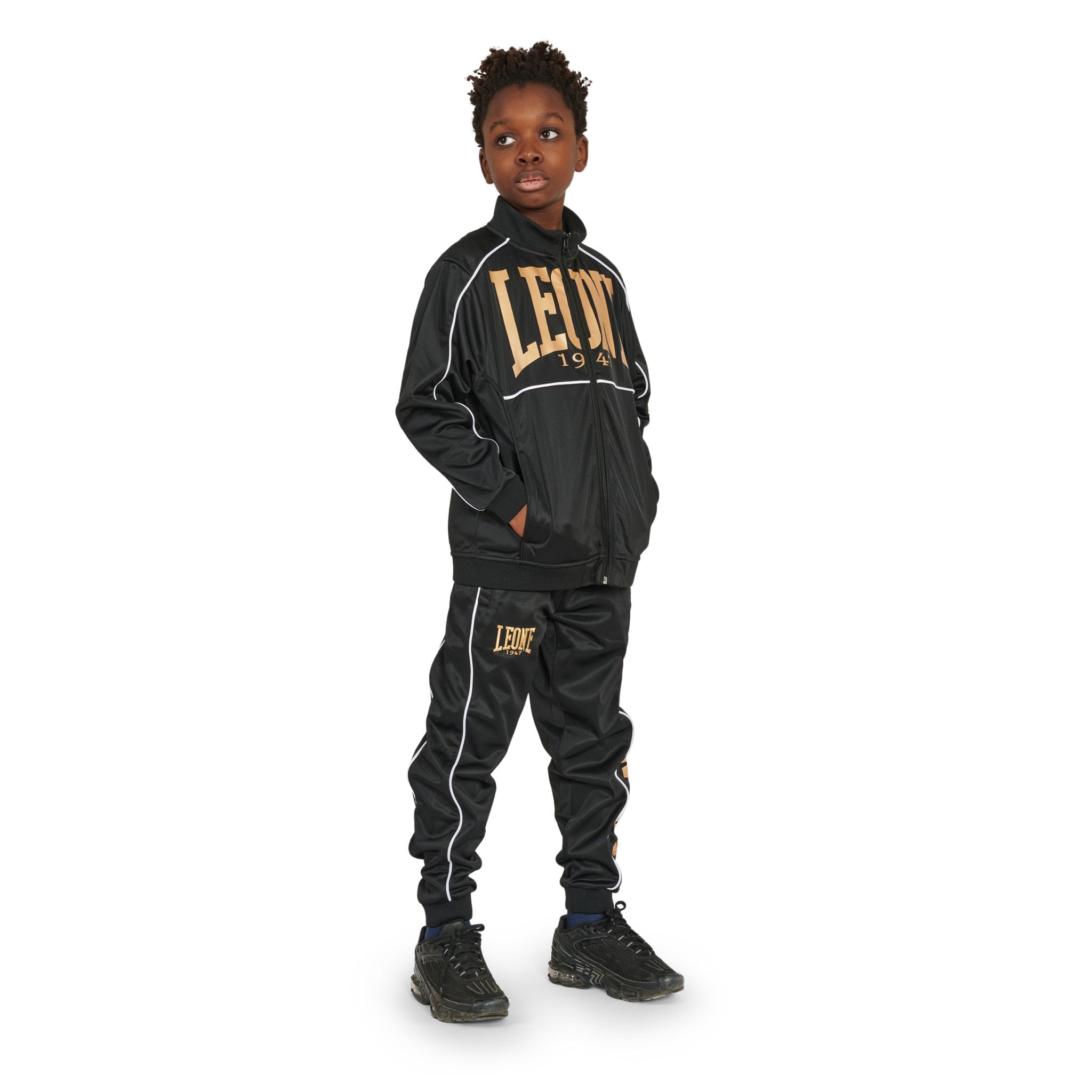 LEONE 1947 Tuta Premium Chándal Premium Junior – AB300J Unisex niños (Pack de 1)