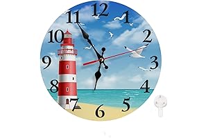 LOKMU Lighthouse Clock: Silent Elegance Gracing Your Walls