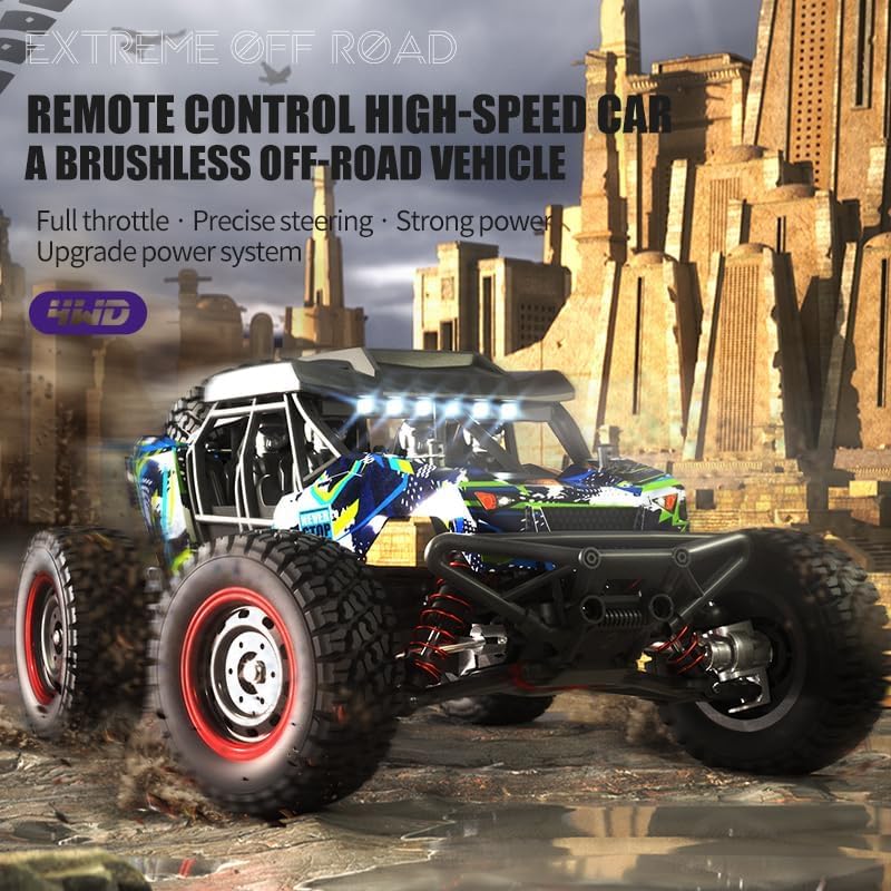 Image of Brushless RC Car, 70Km /H, 16106 Pro, High Speed RC Car, RTR, 1 /16 4WD Off-Road Drift Brushless Crawler RC Truck for Adults Multicolor