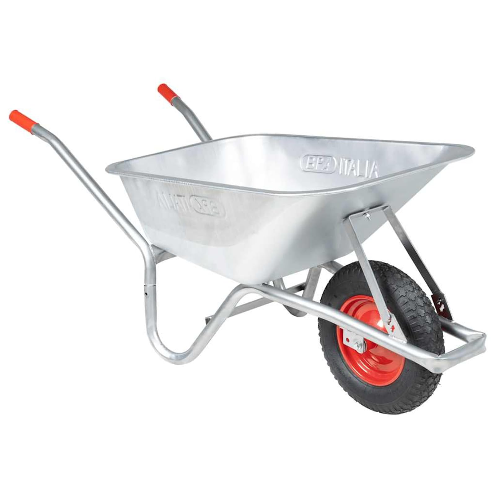 Rantry Carriola 90 L 150 kg in Acciaio Zincato e Plastica, Mobili da Esterni per Giardino Esterno