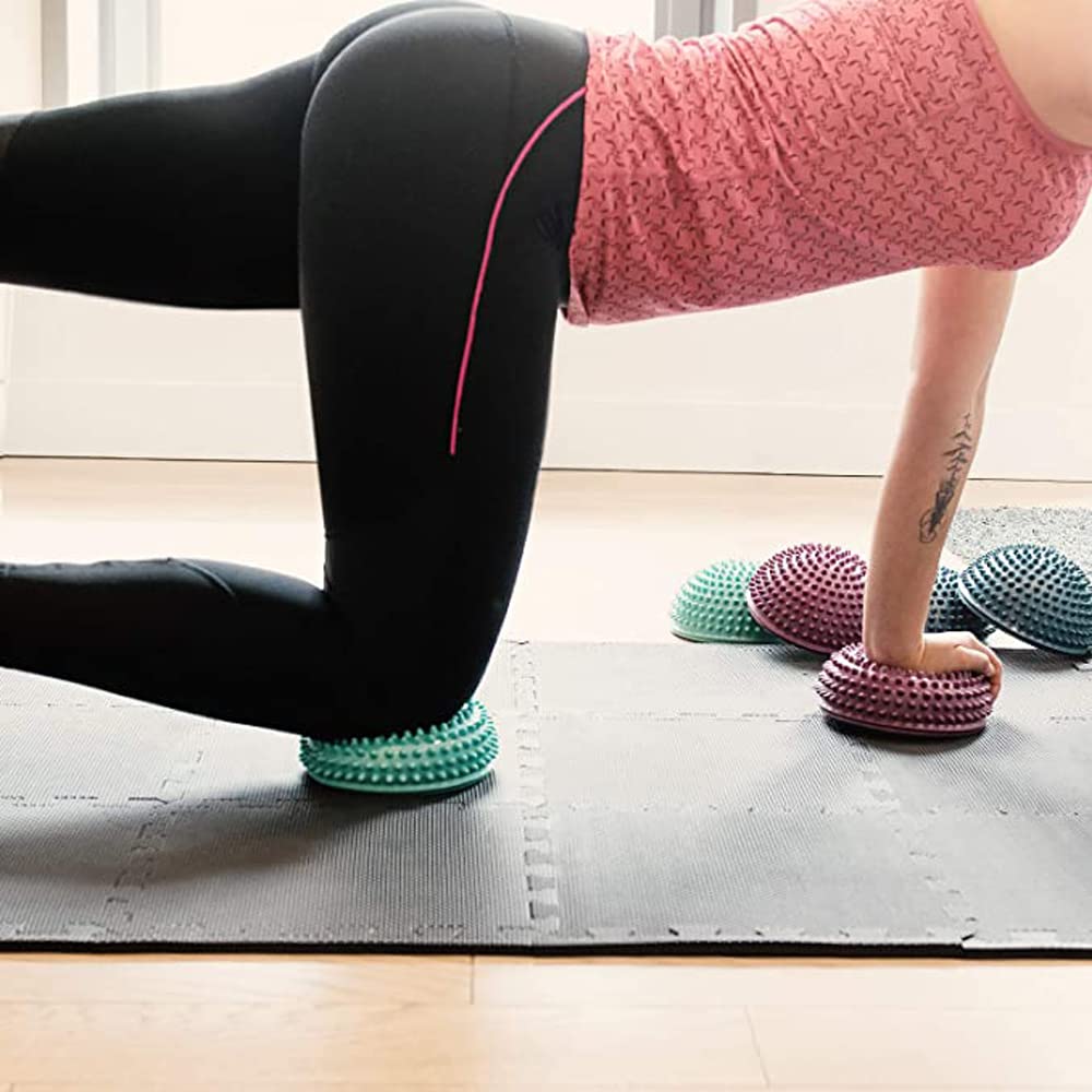 Axinyue 2pcs Balle De Massage Fasciite Plantaire Balle HéRisson,Boule De Massage Boule HéRisson Boules De Massage à Pique,Balle HéRisson Convient Au Massage Du Dos Pour DéTendre Le Corps