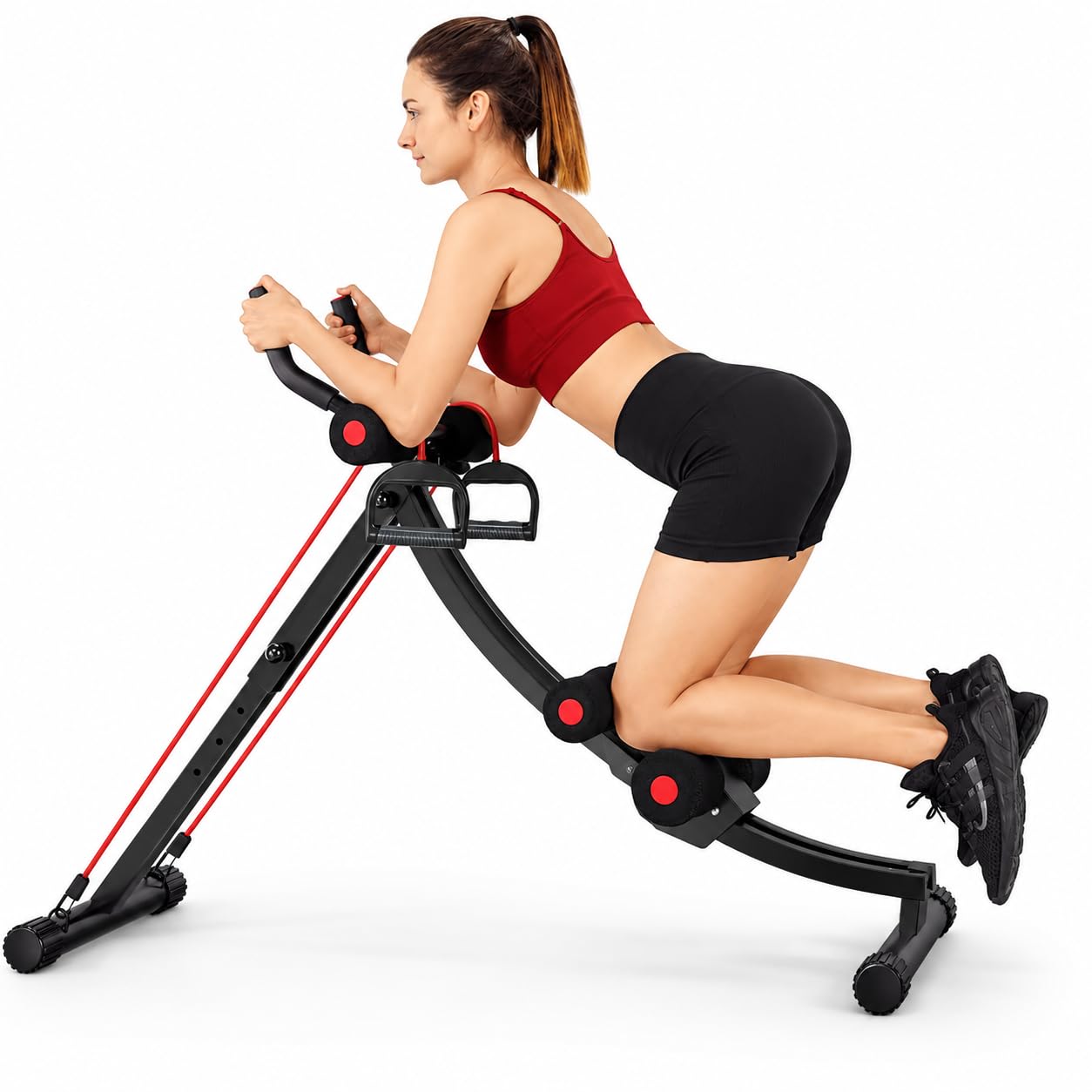 PINJAT Adjustable Foldable Core Trainer