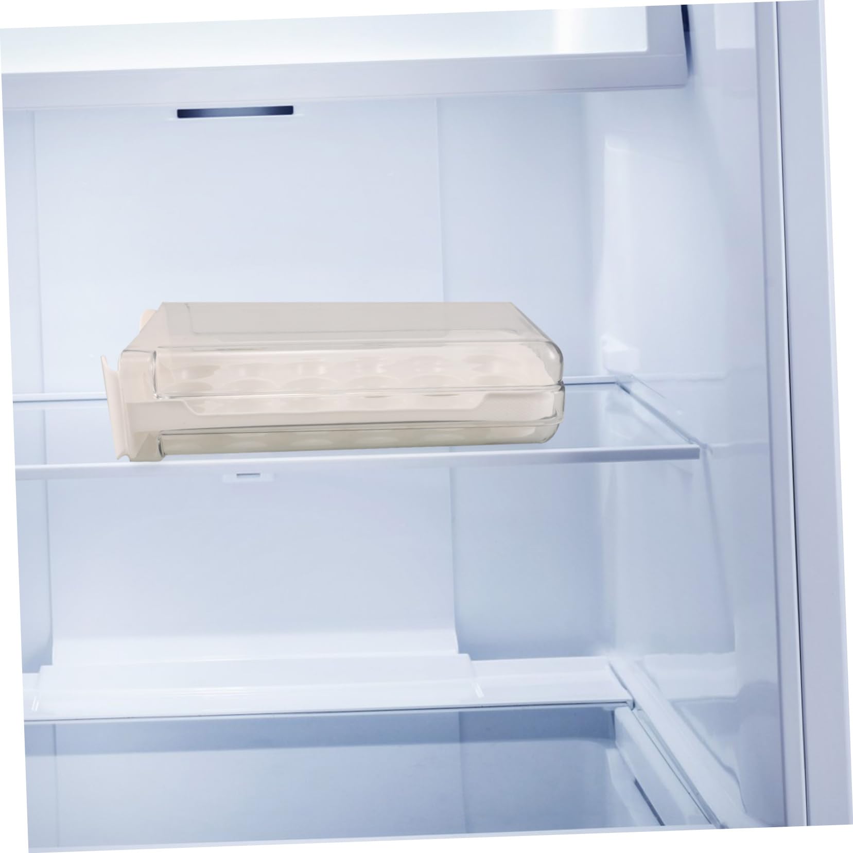 Eierschublade für Kühlschrank, Stapelbar, aus Kunststoff, Transparent