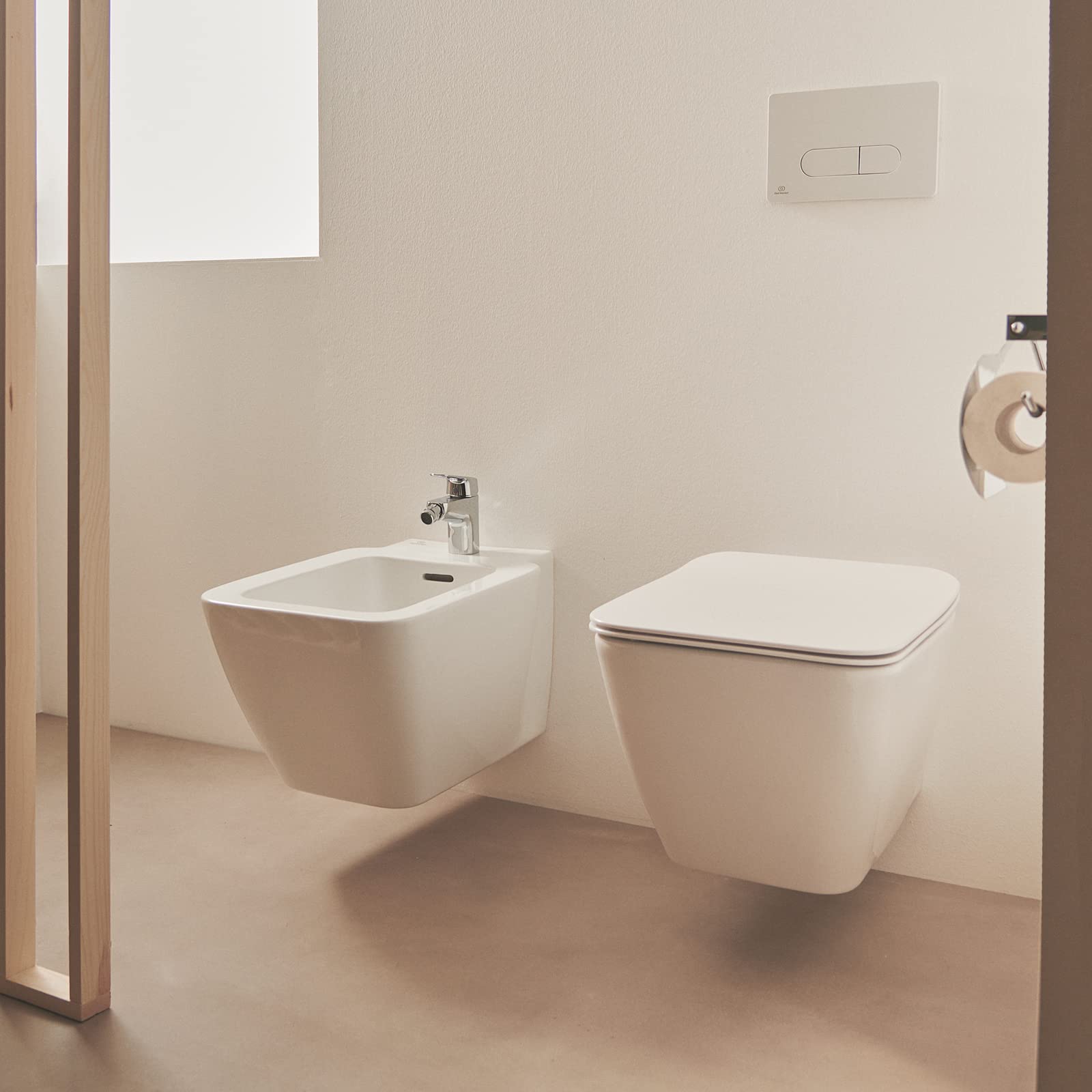 Ideal Standard Ceraflex - Miscelatore Monocomando Bidet con bocca di erogazione fissa; Cromato