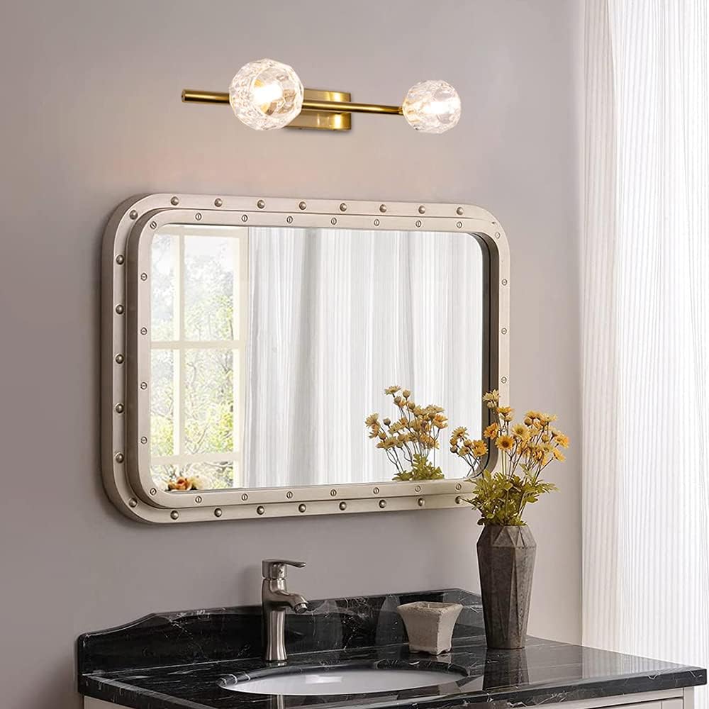 KCO Lighting モダンクリスタル壁取り付け用燭台2個セット エレガント  