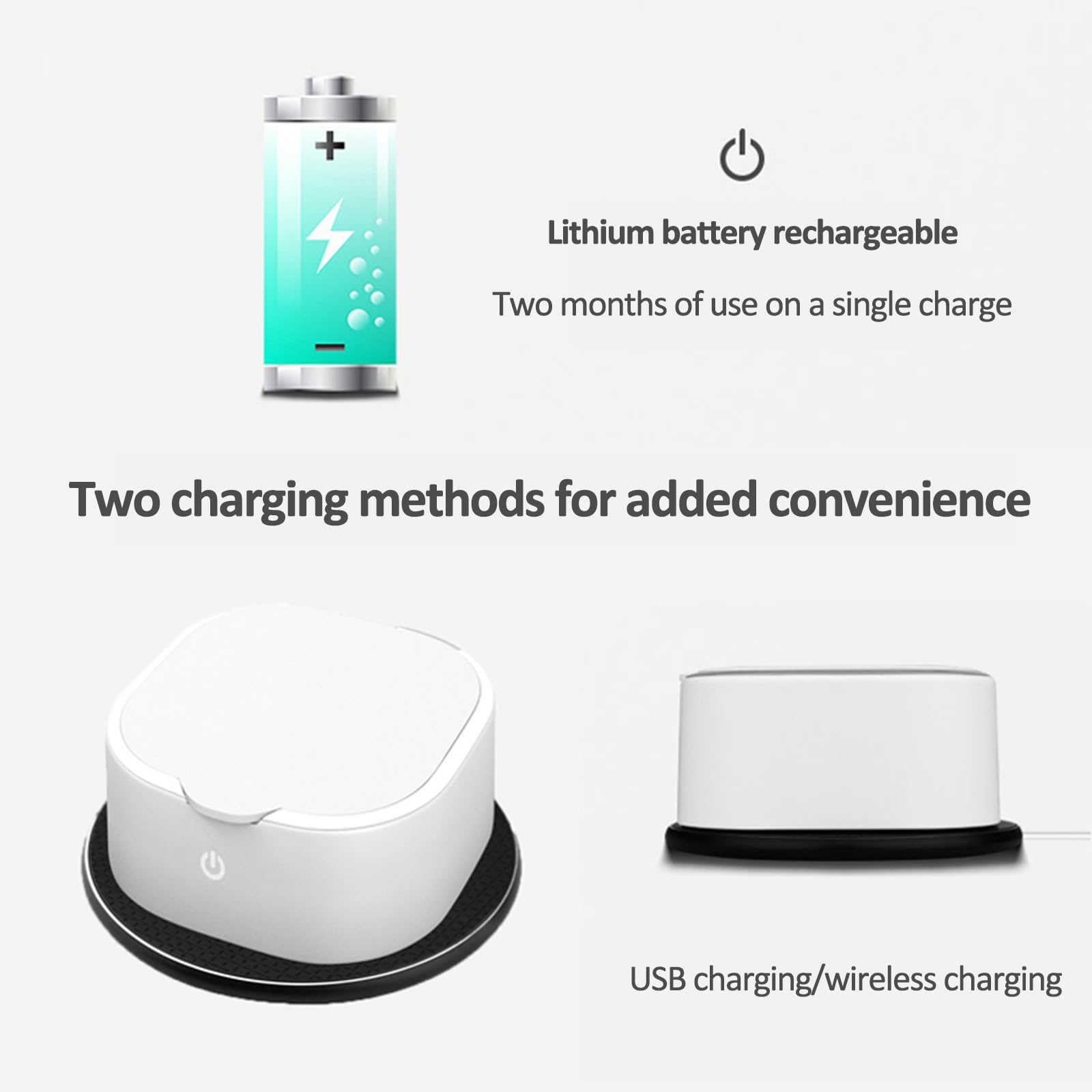 Máquina de limpieza ultrasónica, limpiador de lentes de ortoqueratología rígida, con luz de respiración inteligente, carga USB e inalámbrica, funcionamiento silencioso para uso doméstico.