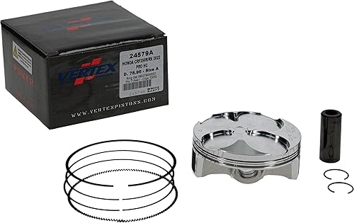 Vertex 24579A Kit de pistón de alta compresión forjado compatible con/reemplazo para Honda CRF 250 R, CRF 250 RX 2022 3.110 in de diámetro del