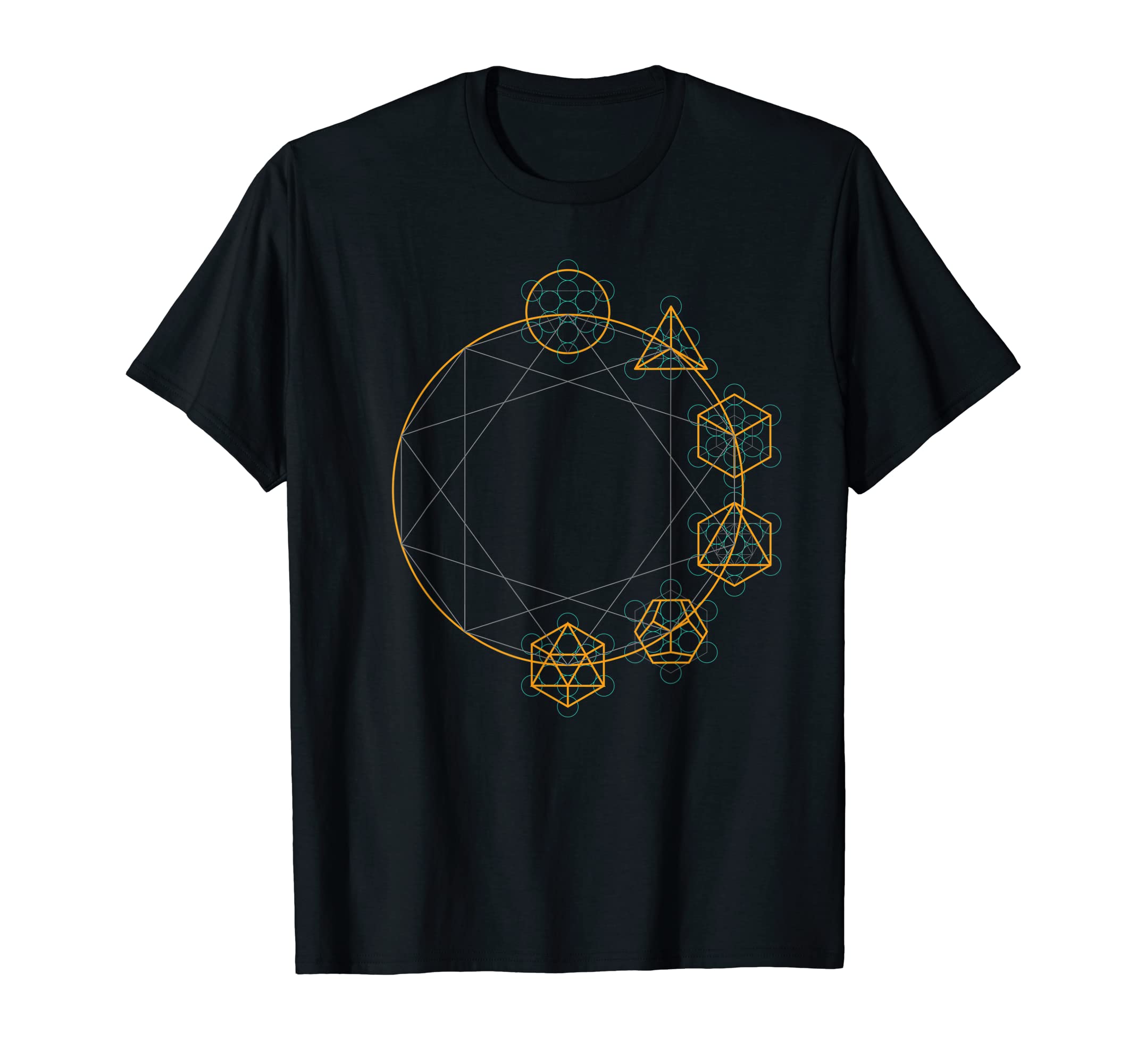 Platonic Solids - Sacred Geometry Festival T-Shirt