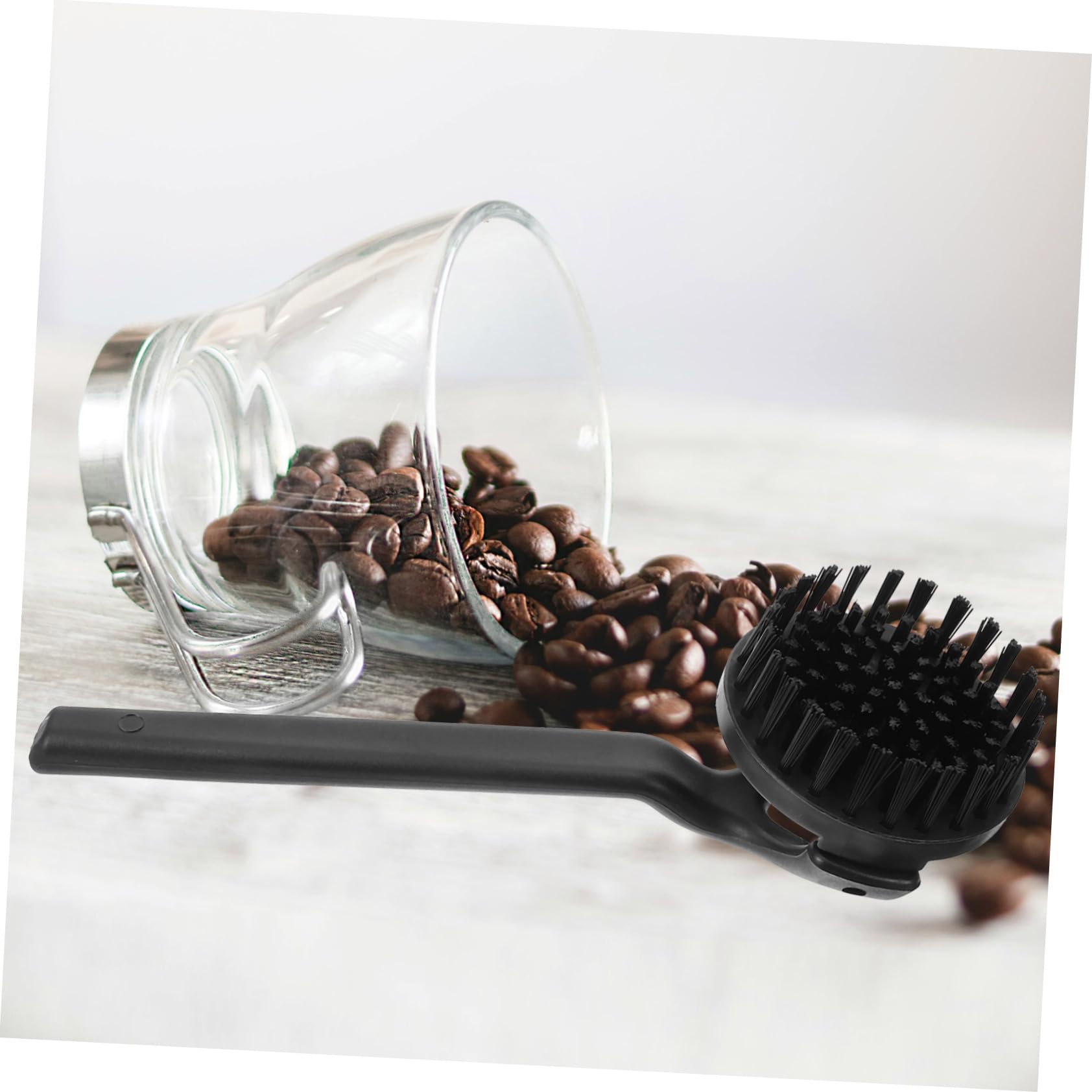 Cabilock 4 Piezas Cepillo De Limpieza Para Cafeteras Cepillo De Cerdas Para Espresso Cepillo Limpiador De Maquinas De Cafe Cepillo De Café De Cerdas Cepillo De Cafe Black El Plastico