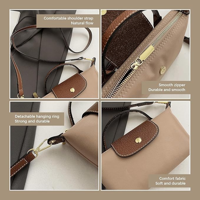 Bolso pequeño cruzado para mujer con correa ajustable miniatura 5