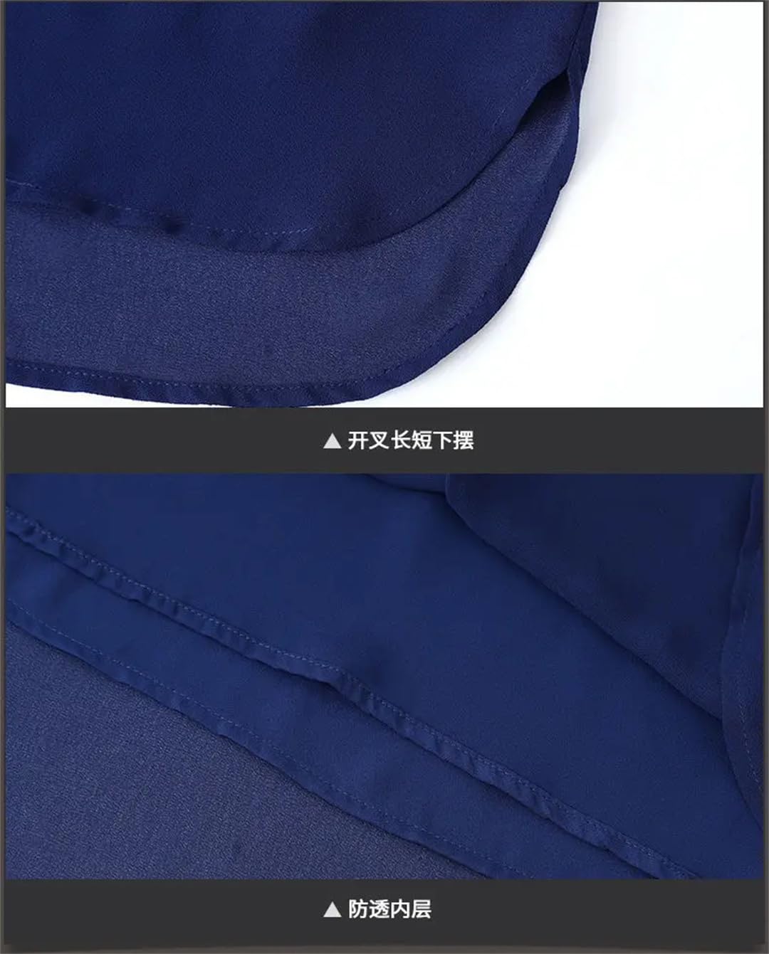 Camicette da donna con scollo a V, casual, a maniche corte, estive, irregolari, a tunica