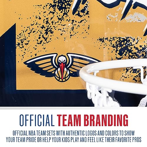 Franklin Sports NBA Over the Door Basketball Hoop - New Orleans Pelicans - image 6