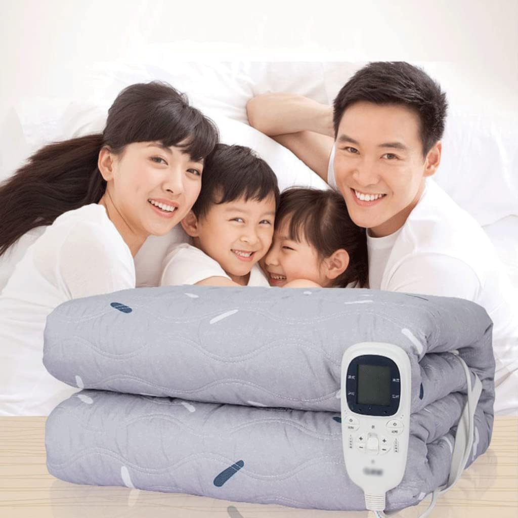 review NNR Electric Blankets Electric Blanket King Size Dual Control 1.8 X 2m/70.8 X 78.7in Heating Blanket for Bed Soft Heated Mattress with Digital Remote Heated Blanket Throw