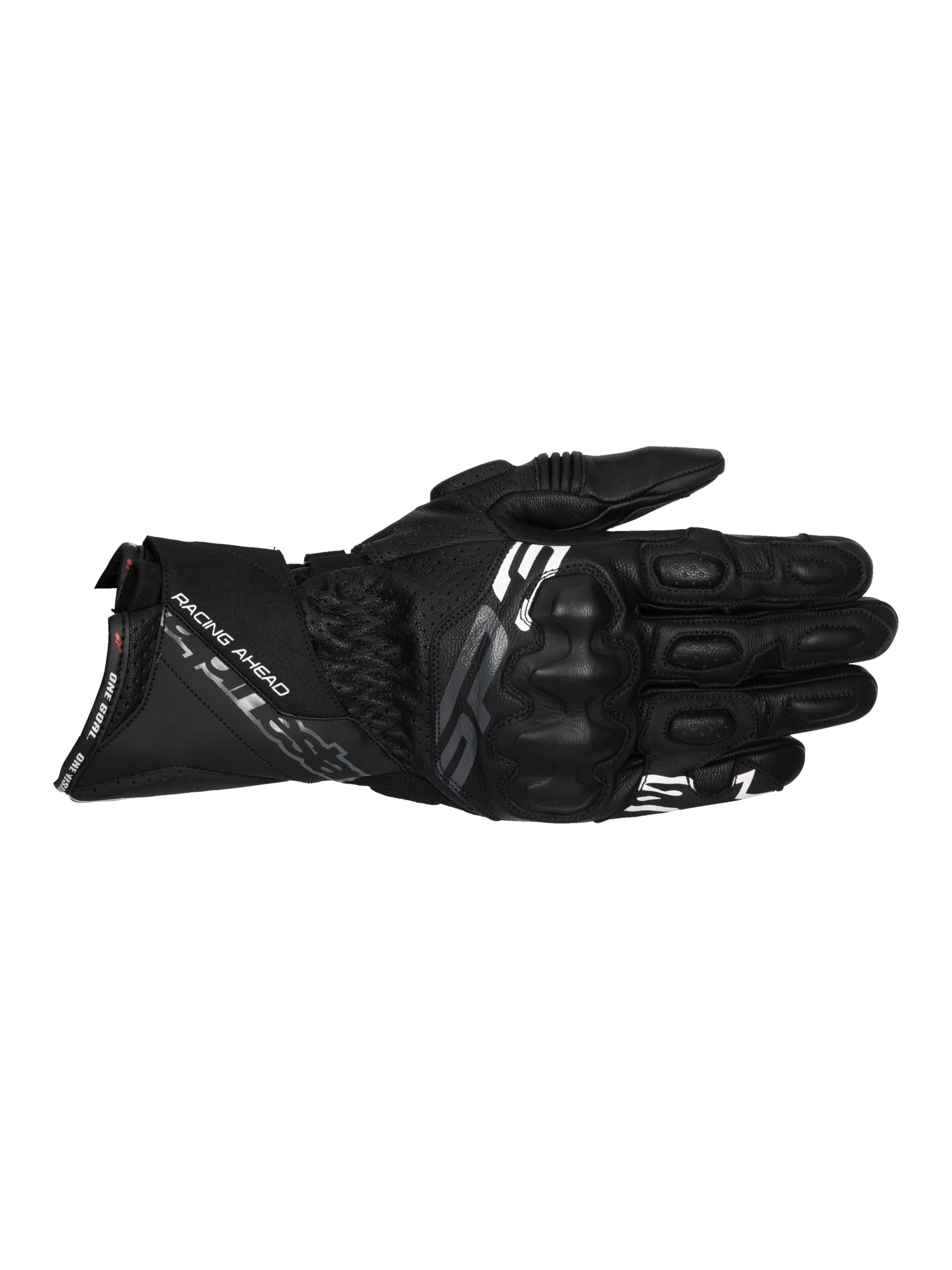 Alpinestars SP-3 Gloves, Premium Leather, Enhanced Flexibility & Control, Touchscreen Compatible, XL, Black